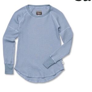 Long sleeve Eloise Waffle Deso womens top medium
